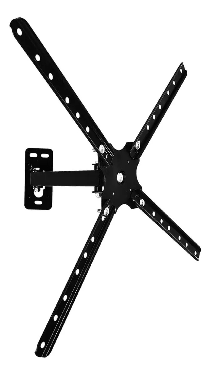 Suporte Tv Biarticulado De 10 A 60 Pol Led Plasma Lcd Todas Preto
