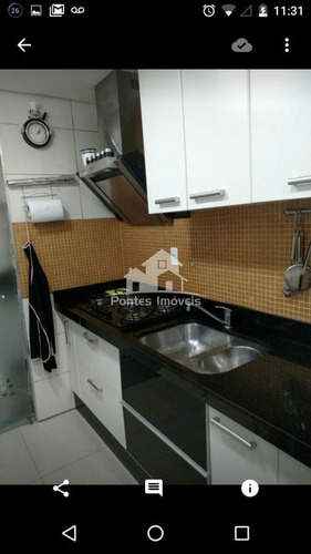 Imagem 11 de 30 de Apartamento 65m² 3 Dorms. Bairro Vila Homero Thon Em Santo André - Sp - Apa323