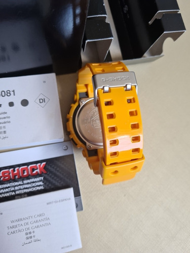 Relógio G-shock Ga100 Completo Na Caixa Amarelo Raro, Zero!