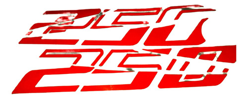 Calcomanias Stickers Logo Italika 250z Reflejante