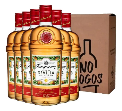 Gin Tanqueray 700ml X6 - Oferta Vinólogos