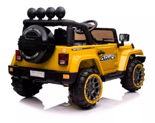 Jeep carrinho elétrico infantil c/ controle remoto menino menina