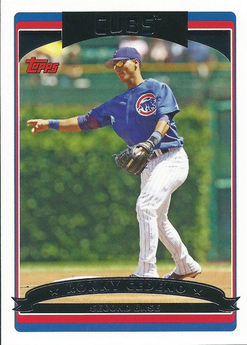 Barajita Ronny Cedeño Topps 2006 #uh122 Cubs Chicago