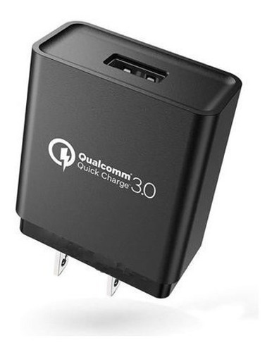 Cargador Carga Rapida De Pared Qualcomm Qc3.0 + Cable Tipo C