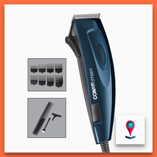 Conair E695ar Cortadora De Cabello Xl C/8 Peines Guias 220v