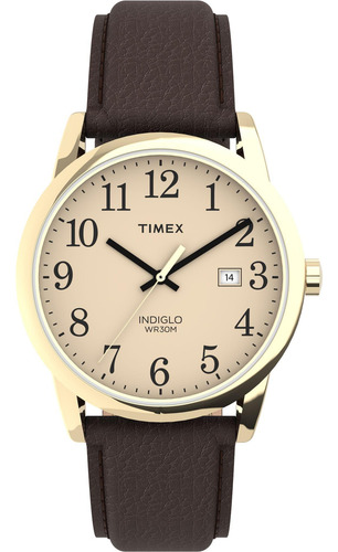 Reloj Timex Easy Reader Tw2p75800 Para Hombre, 38 Mm, Piel