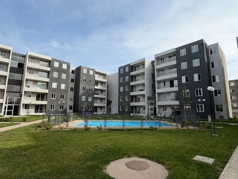 Imagen 1 de 10 de Se Arrienda Depto Nuevo En Valle Lo Campino 3d 2b 1e