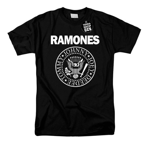 Franelas De Rock Ramones Artick Monkeys Beatles Nirvana Acdc