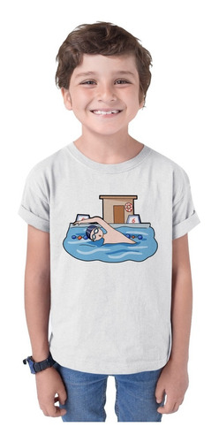 Playeras De Niño Blancas Diseños Ideales De Natacion Ojo