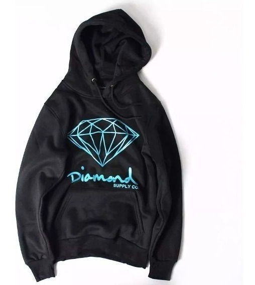 blusa de moletom diamond