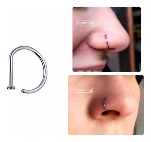 Piercing Nariz Dring Titânio