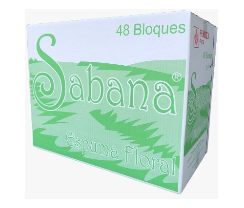 Imagen 1 de 3 de Espuma Floral Sabana - Caja Por 48 - Unidad a $1402