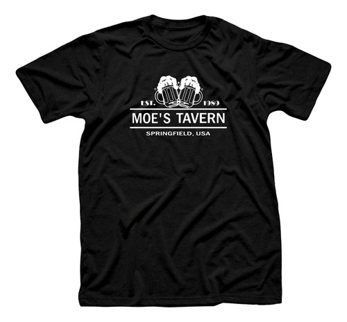 Remera Algodón Premium Simpson Moe`s Tavern Taberna Moe