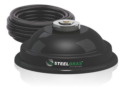 Antena Móvel Uhf 5/8 Mhz Ap3900 + Suporte Magnetico 2085 + Conector Sma Macho
