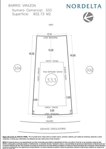 Imagen 3 de 5 de Terreno En Venta En Virazon, Nordelta