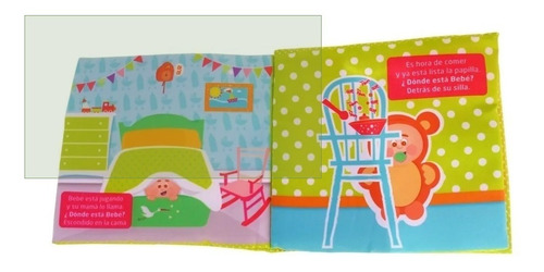 Libro De Tela Para Bebes Didactico Bebe En La Granja Edu