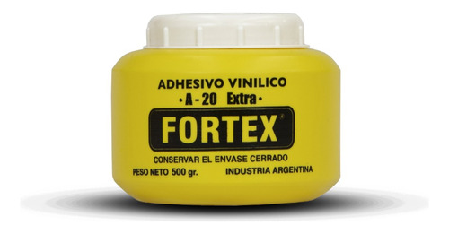 Cola De Carpintero Fortex A-20 Adhesivo Vinilico 1/2 Kg