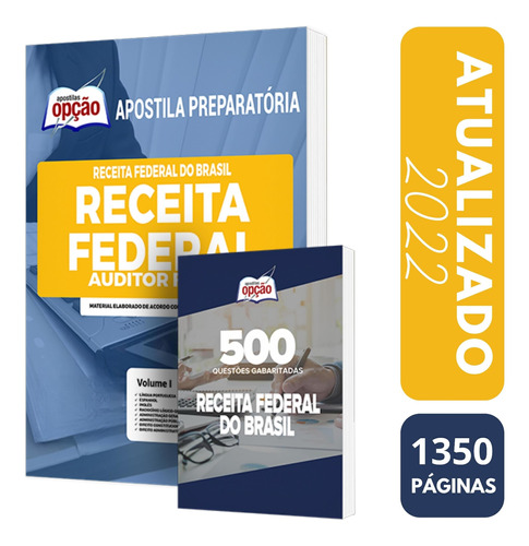 Kit Apostila Auditor Fiscal + 500 Questões Receita Federal