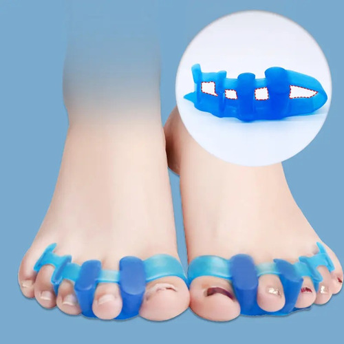 3 Par Separador Dedos Silicona Corrector Juanetes Pedicura F