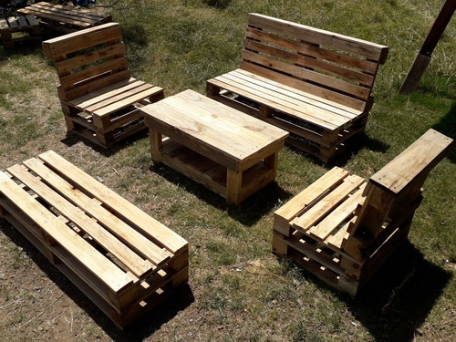 Imagen 9 de 9 de Juego De Jardín En Pallets