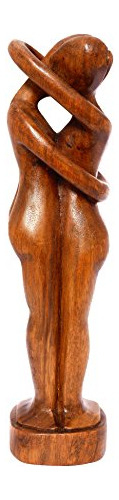 G6 Collection Estatua De Escultura Abstracta De Madera Hecha