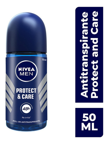 Desodorante Sin Alcohol Nivea Men Protect & Care 50 Ml