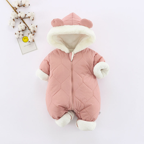 Mameluco De Invierno Unisex Para Bebé, Algodón Grueso, Cálid