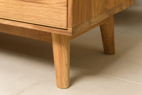 Imagen 6 de 7 de Mueble Tv 100% Madera Maciza De Roble Ref: Maciza02