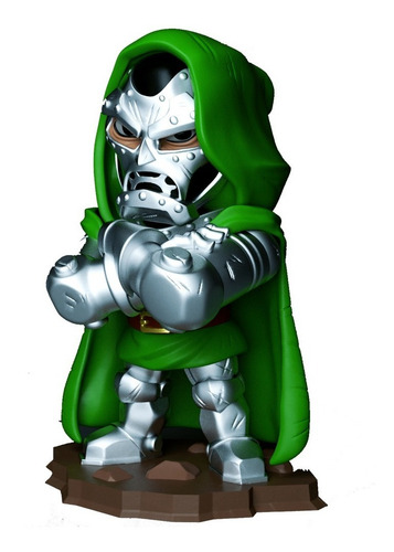 Imagen 1 de 4 de Muñeco Dr Doom Marvel Figura Para Pintar Chibi Coleccion