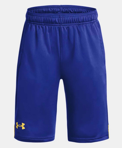 Short Basket Under Armour Azul Adolescente 16/18 Adulto Xs-s