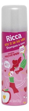 Shampoo A Seco Maçã Do Amor Love Is In The Hair 50ml Ricca