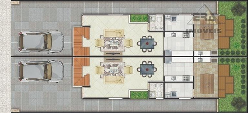 Imagem 4 de 4 de Casa Com 3 Suítes À Venda, 167 M² Por R$ 500.000 - Center Ville - Arujá/sp - Ca0671