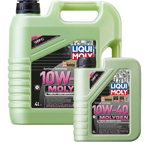 Molygen 10w40 Liqui Moly 5lt, Full Sintético, Despacho 