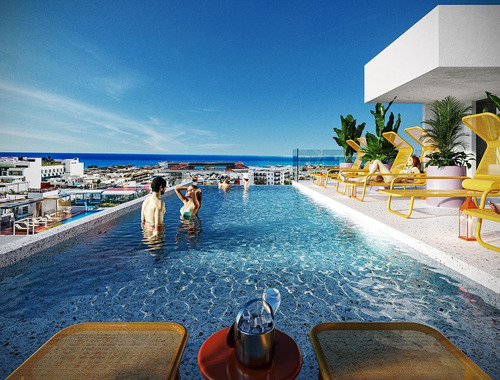 Imagen 2 de 17 de Departamento En Playa Del Carmen, Agama, 2 Recamaras