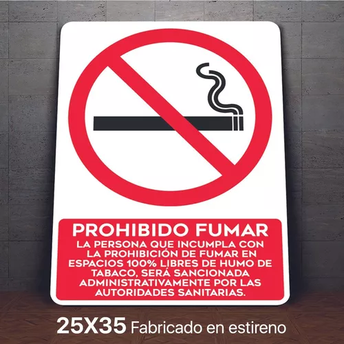 Cartel Prohibido Fumar ⋆ Carteles y Más ⋆ Carteles y Más