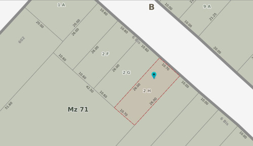 Imagen 3 de 4 de Lotes De 10 X 26 Sobre Calle 6 Bis E/ 602 Y 603