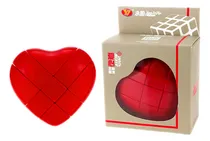 Comprar Cubo Mágico 3x3x3 De Corazón Puzzle Colección Yj Estructura Rojo