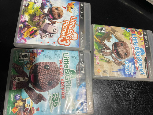 Little Big Planet (español) 1, 2 Y 3 Originales Para Ps3