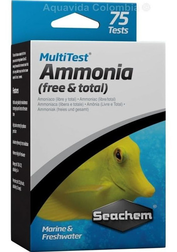 Multi Test Ammonia Seachem Para Acuarios