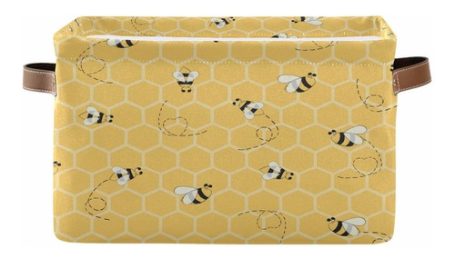 Auuxva Cesta De Almacenamiento De Abejas, Diseño Geométrico