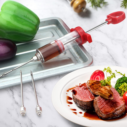 Inyector De Carne Kit De Plástico 30 Ml Para Barbacoa