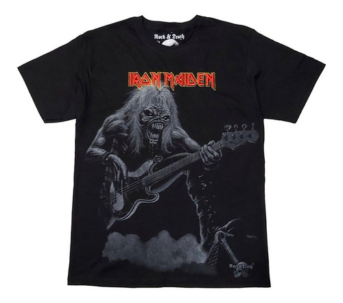 Playera Rock Iron Maiden Fear Of The Dark Live Full Over 