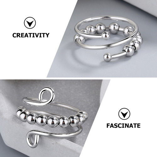 Anillos De Ansiedad Delicados Y Resistentes Al Desgaste, Acc