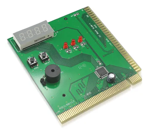 Tarjeta Verde 4 Dígitos Tester Motherboard Para Pc