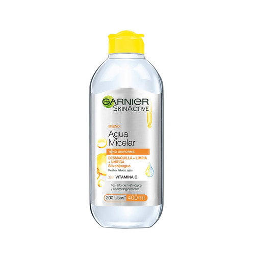 Imagen 1 de 1 de Agua micelar Garnier Skin Naturals Aclarante 400 ml