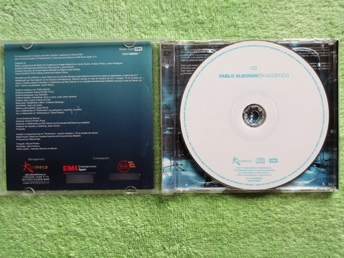 Eam Cd + Dvd Pablo Alboran En Acustico 2012 En Vivo España