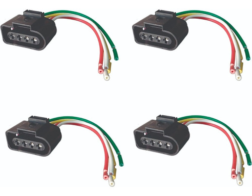 4x Conector Chicote Plug Bobina Audi A3 A4 S3 Tt 1.8 T A6