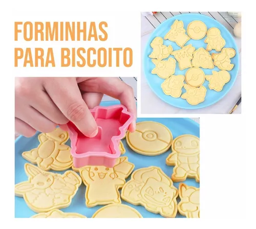 Cortador Modular Pasta Ash Pokemon Cabeça Boné - Doce Impresso - Cortadores  e Papel arroz personalizados