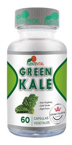 Green Kale + Cafe Verde + Algas Fucus Fv 60 Caps 1x60 480mg.