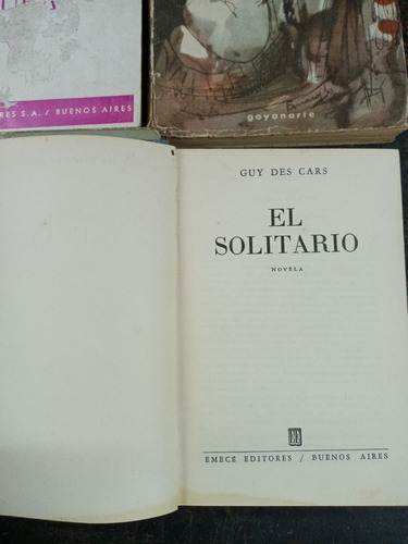 Imagen 3 de 4 de Lote 8 Libros * Guy Des Cars * Emece Goyanarte Planeta *